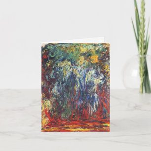 Weeping Willow at Giverny (by Claude Monet) Card