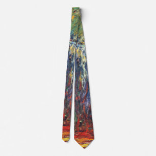 Weeping Willow at Giverny (by Claude Monet) Tie