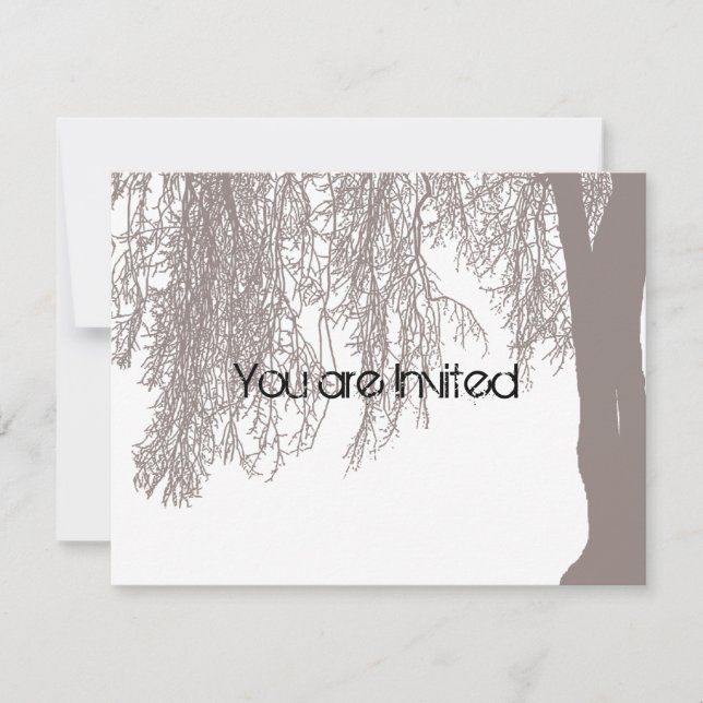 Weeping Willow Baby Shower Invitation (Front)