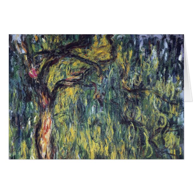 Weeping Willow by Claude Monet, Vintage Fine Art (Front Horizontal)