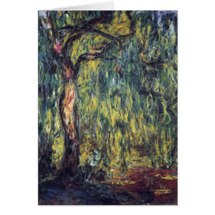 Weeping Willow by Claude Monet, Vintage Fine Art