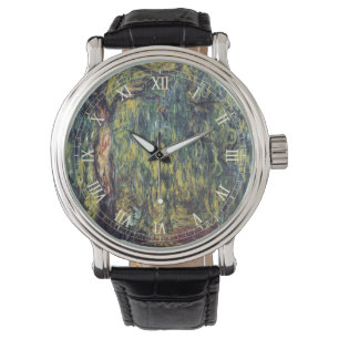 Weeping Willow by Claude Monet, Vintage Fine Art Watch