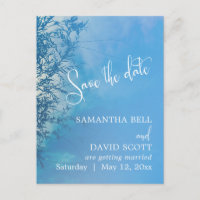 Weeping Willow Ethereal Dreamy Sky Save the Date
