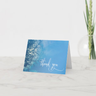 Weeping Willow Ethereal Dreamy Sky Thank You Card