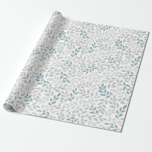 Weeping Willow Leaves Wrapping Paper