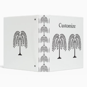 Weeping Willow Silhouette Thunder_Cove Binder