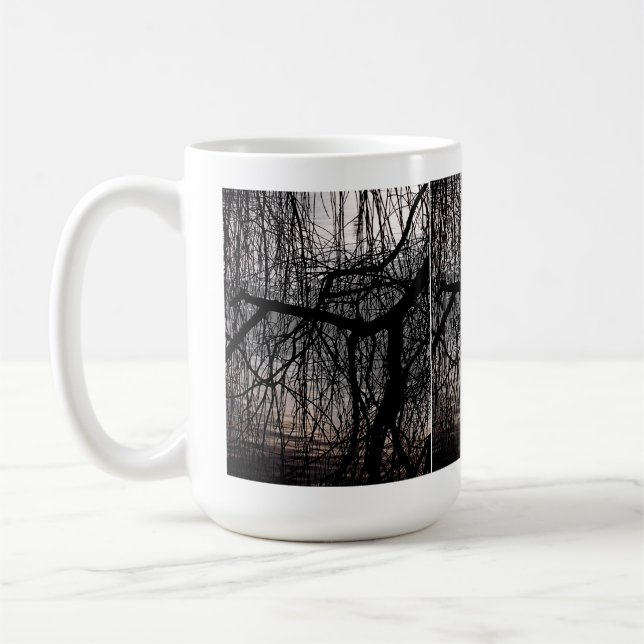 WEEPING WILLOW TREE COFFEE MUG (Left)