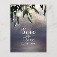 Weeping Willow Tree & Mason Jar Save the Date