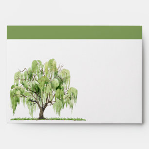 Weeping Willow Wedding Suite Envelope