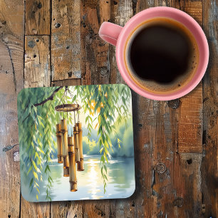 Weeping Willow, Windchimes and Lake Coaster