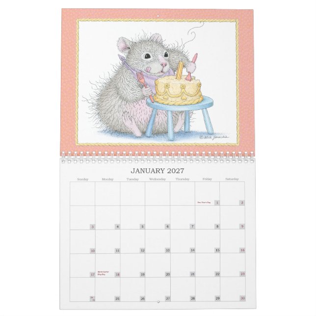 WeePoppets® Wall Calendar (Jan 2027)