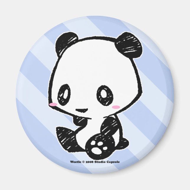 Weetle Panda Magnet (Front)