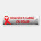 Wegeners Warrior on Board Bumper Sticker