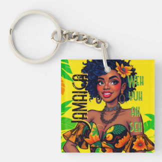 Weh yuh ah seh keychain