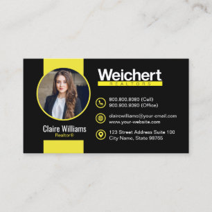 Weichert Realtors Carte de visite génial