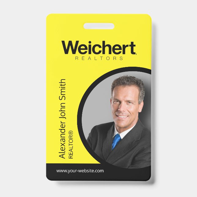 Weichert Realtors ID Card Badge (Front)