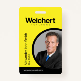 Weichert Realtors ID Card Badge