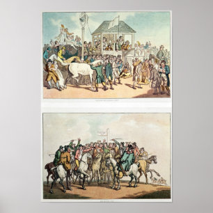 Weighing and Rubbing Down' and 'The Betting Poster