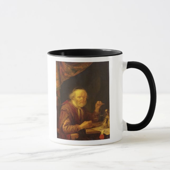 Weighing Gold Mug (Right)