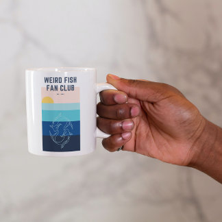 Weight Fish Fan Club Moderne Ocean Sunrise Mug