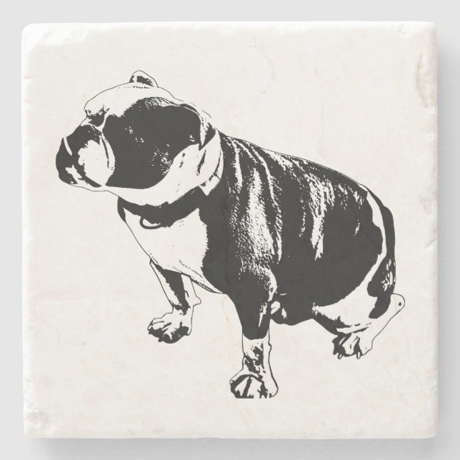 Weight Held in Place Stone Coaster (Front)