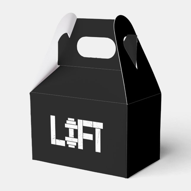Weight Lift Favor Box (Front Side)