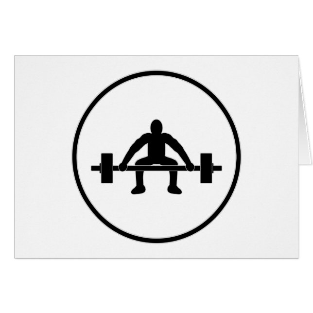 Weight Lift Sign (Front Horizontal)