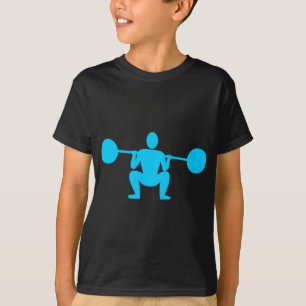 Weight Lifter 01 - Sky Blue T-Shirt