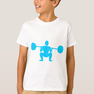 Weight Lifter 01 - Sky Blue T-Shirt