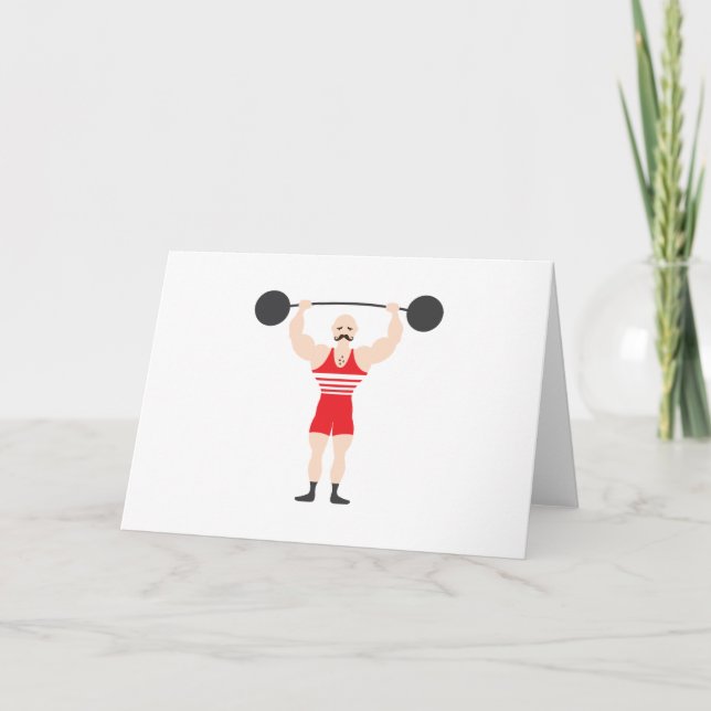 Weight Lifter Card (Front)