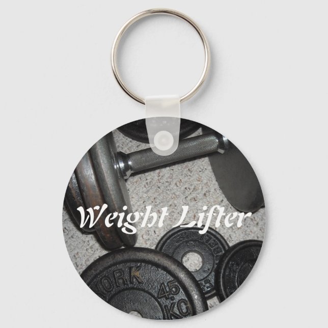 Weight Lifter Keychain (Front)