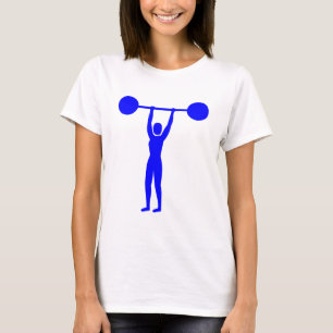 Weight Lifting 02 - Blue T-Shirt