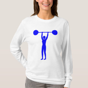 Weight Lifting 02 - Blue T-Shirt