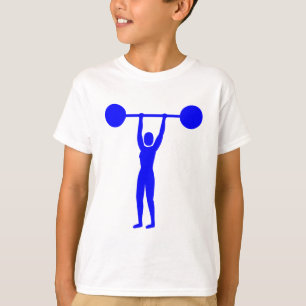 Weight Lifting 02 - Blue T-Shirt