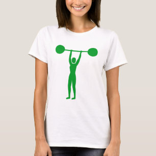 Weight Lifting 02 - Grass Green T-Shirt