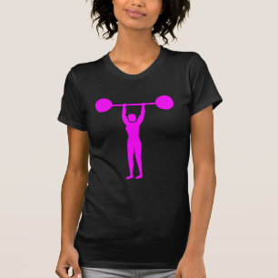 Weight Lifting 02 - Magenta T-Shirt