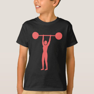 Weight Lifting 02 - Tropical Pink T-Shirt