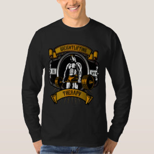 Weight Lifting Is My Therapy Weight Lifts T-Shirt