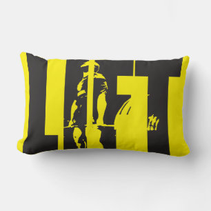 "Weight lifting" Motivation - LIFT Lumbar Pillow