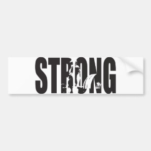 Weight Lifting Motivation - STRONG Bumper Sticker