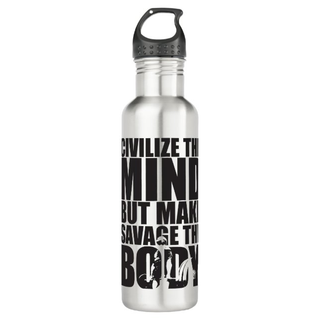 "Weight Lifting" Motivational 710 Ml Water Bottle (Front)
