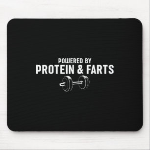 Weight Lifting Powered By Protein And Farts  Mouse Pad