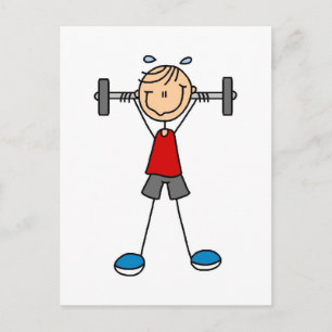 Weight Lifting Tshirts and Gifts Postcard
