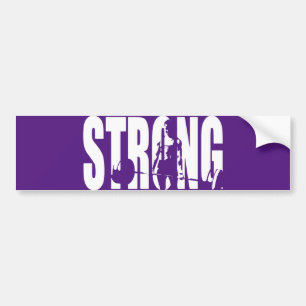 "Weight Lifting" Women's Motivation - STRONG Bumper Sticker