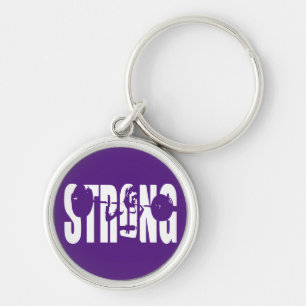 "Weight Lifting" Women's Motivation -  STRONG Keychain