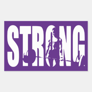 "Weight Lifting" Women's Motivation -  STRONG Sticker