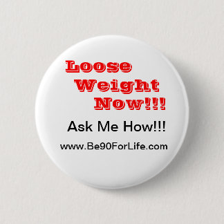 Weight Lose Water 2 Inch Round Button