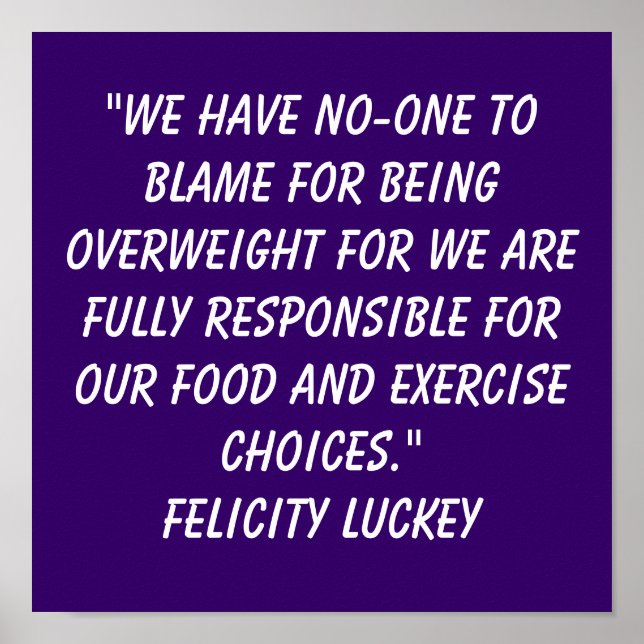 Weight Loss Choices 8 Poster (Front)