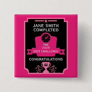 Weight Loss Congratulation 2 Inch Square Button