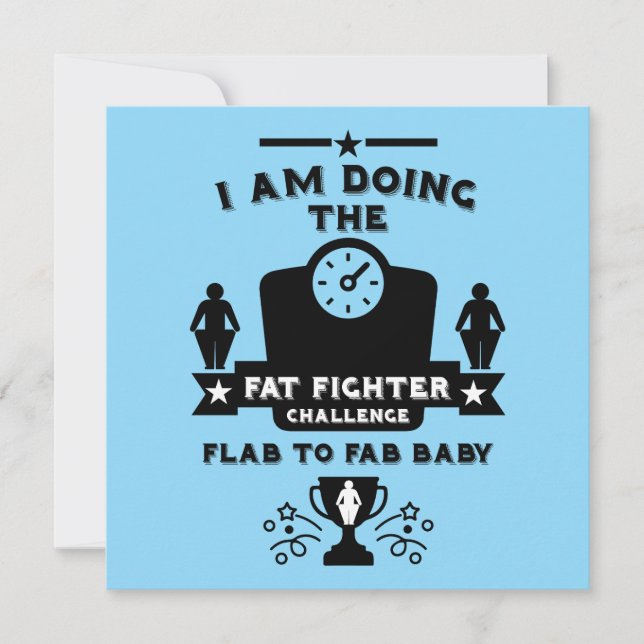 Weight Loss Congratulation Card (Front)